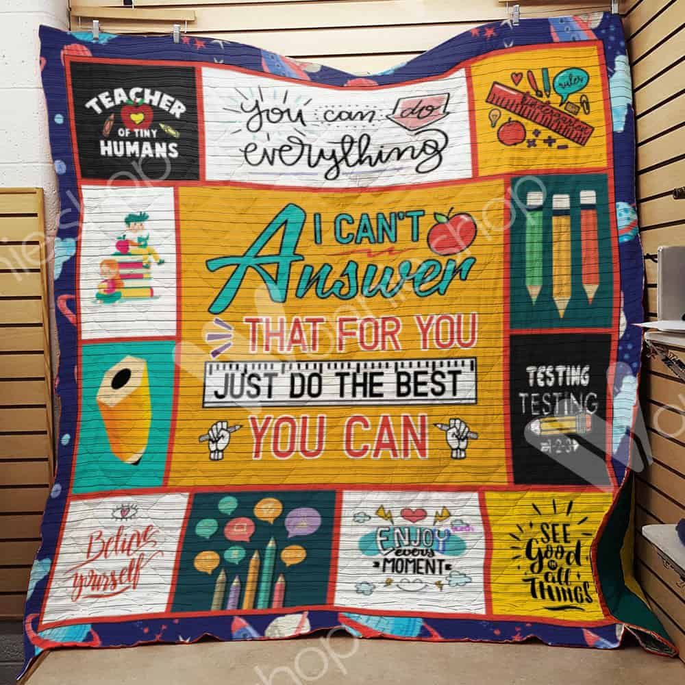 Teacher Kindergarten Quilt Blanket DHC1102544TD