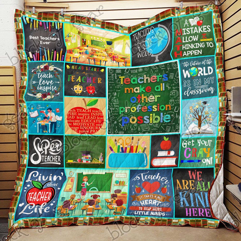 Teacher Life Quilt Nh123 Dhc11122727Dd
