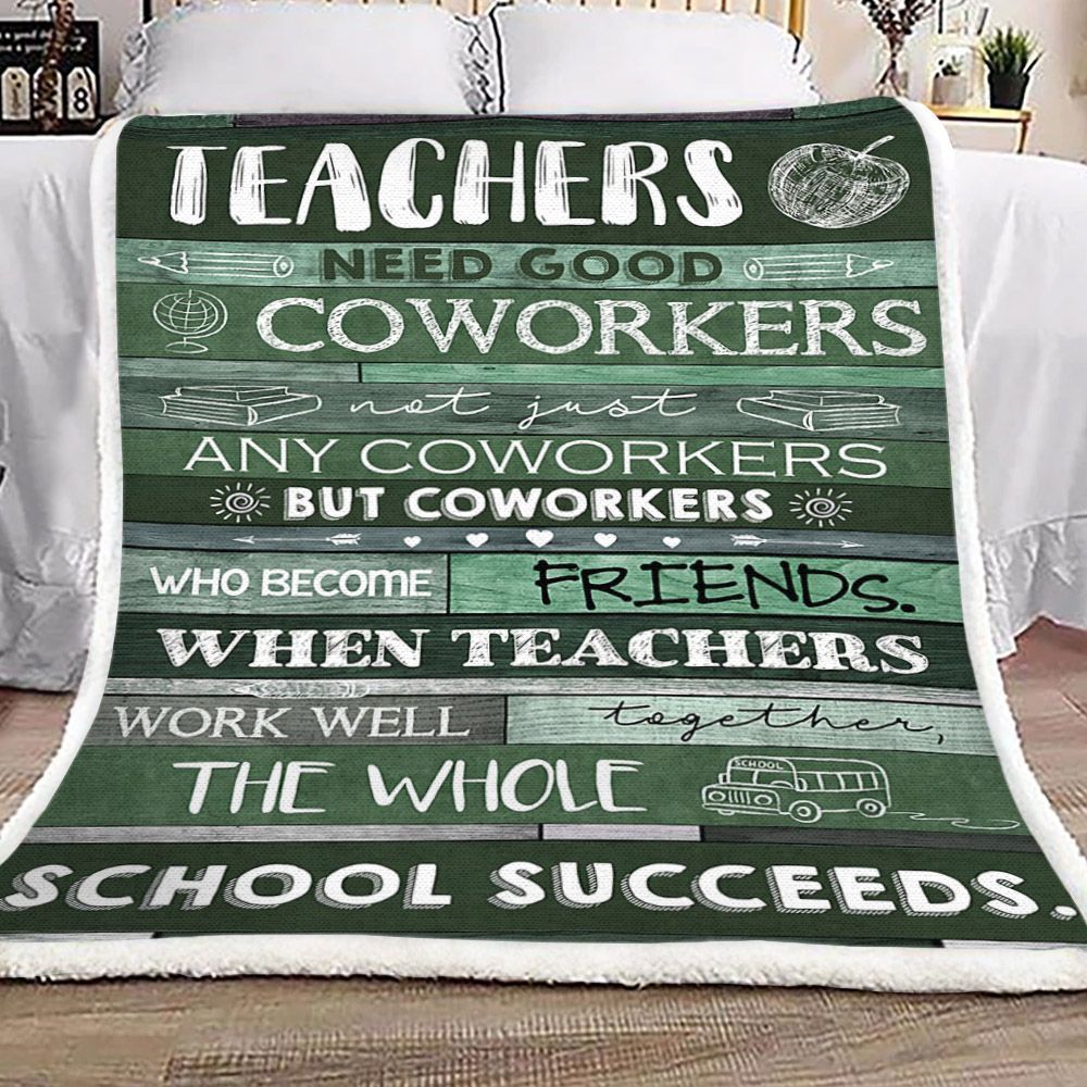 Teacher Sherpa Fleece Blanket