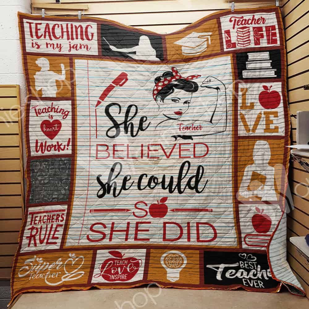 Teacher Quilt Blanket DHC03021392TD