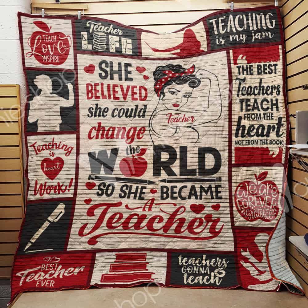 Teacher Quilt Blanket DHC03021400TD