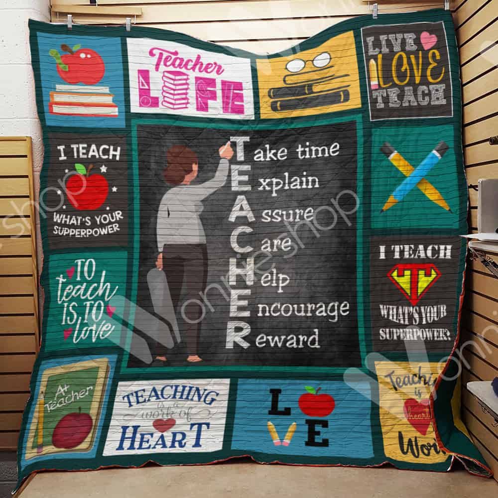 Teacher Quilt Blanket DHC1102526TD