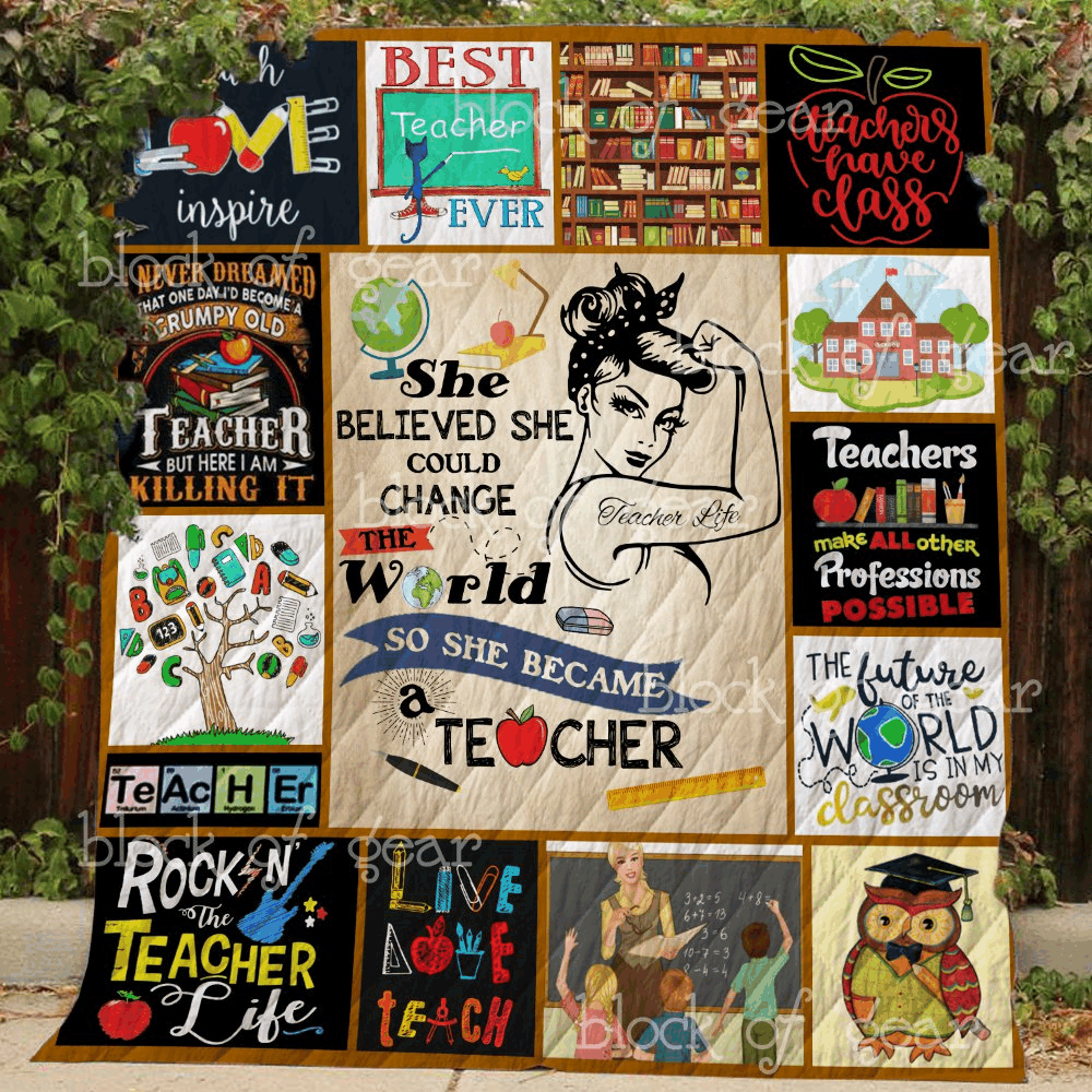 Teacher Quilt Blanket DHC1301574VT