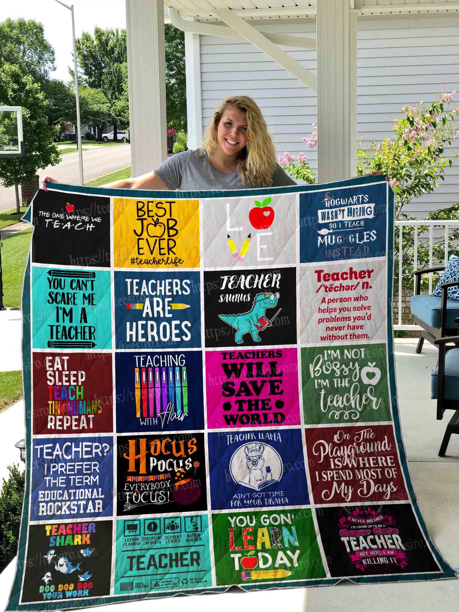 Teacher Quilt Blanket DHC1501418VT