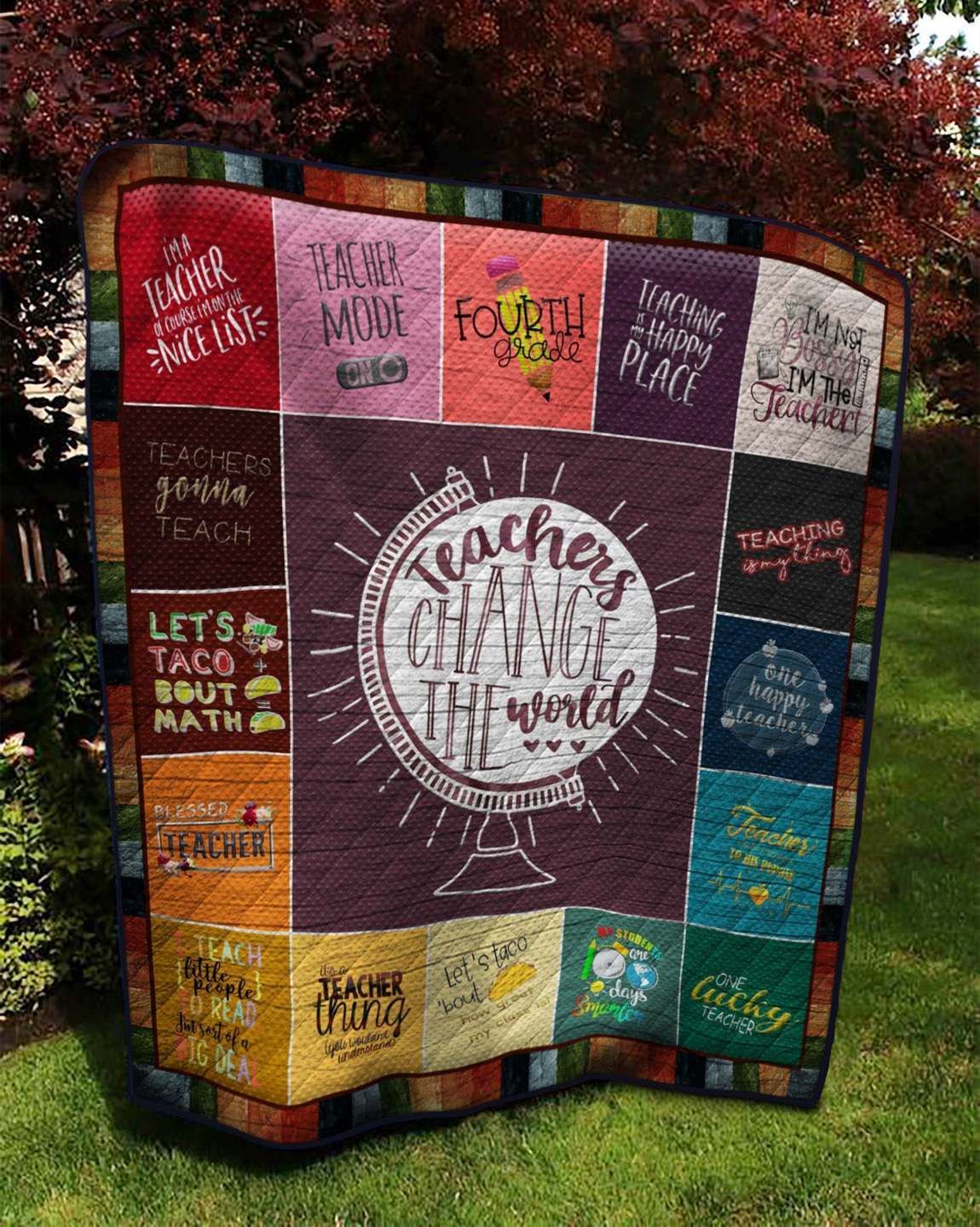 Teacher VM170513 Quilt Blanket