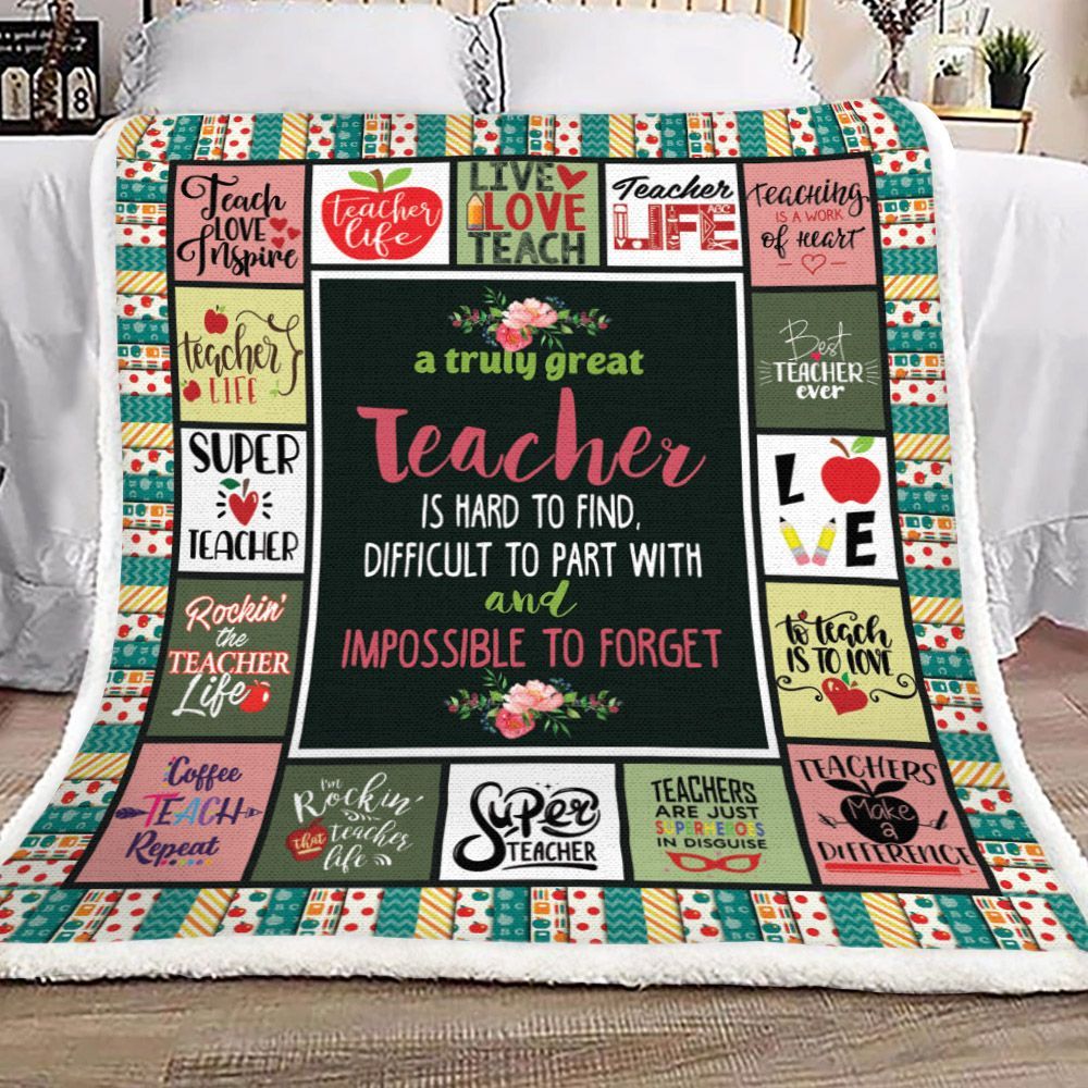 Teacher Sherpa Fleece Blanket