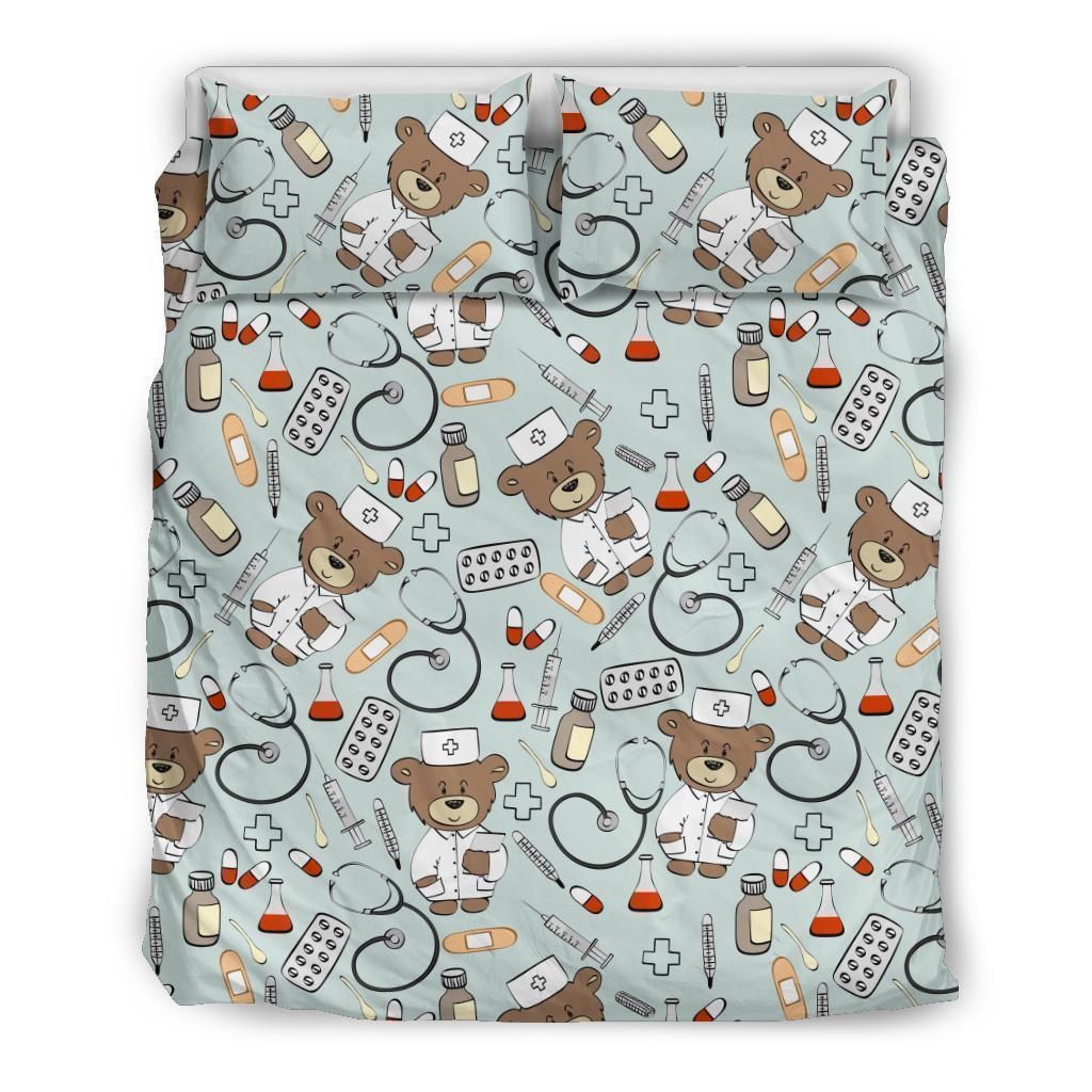 Teddy Bear Nurse Bedding Set