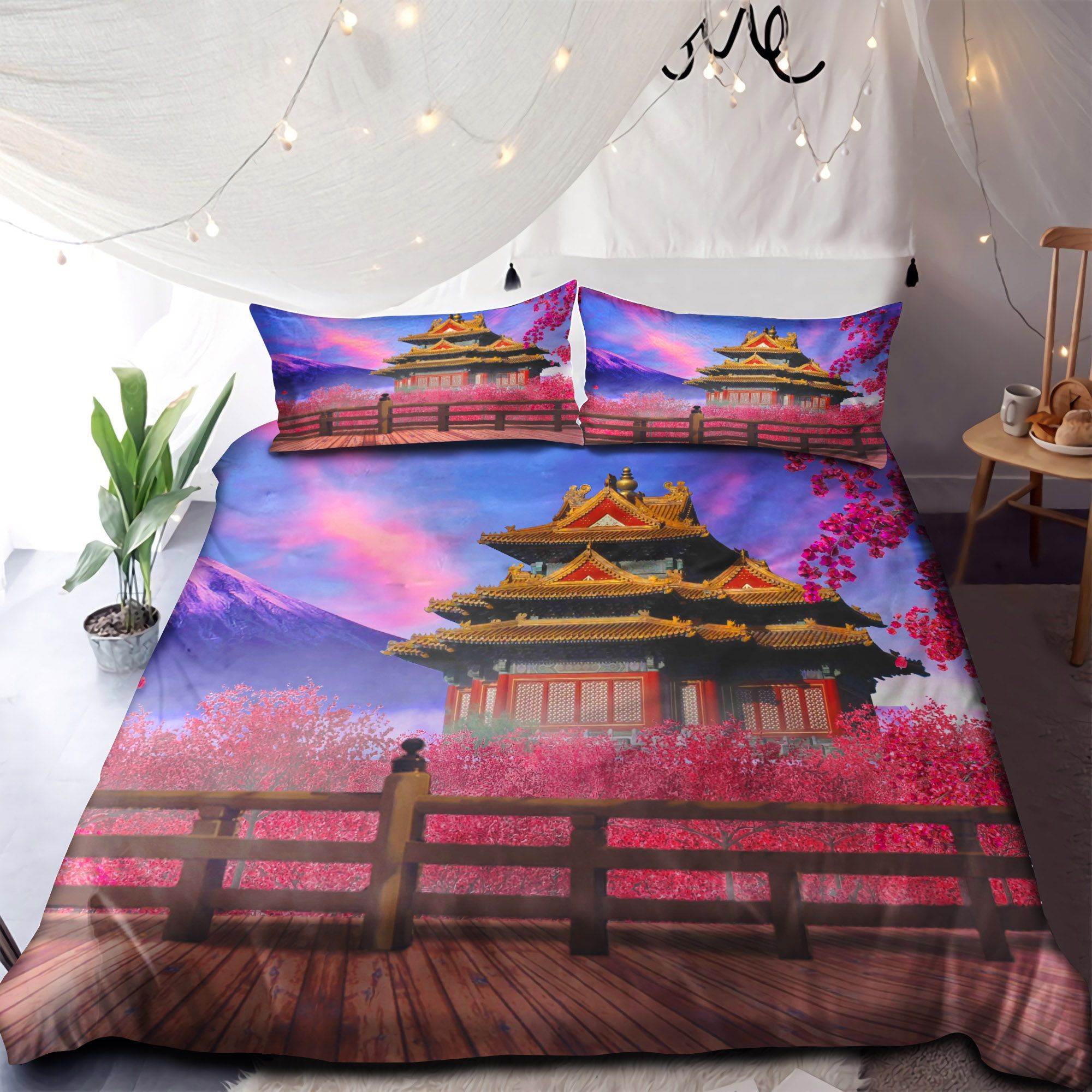 Temple Blossom Bedding Set