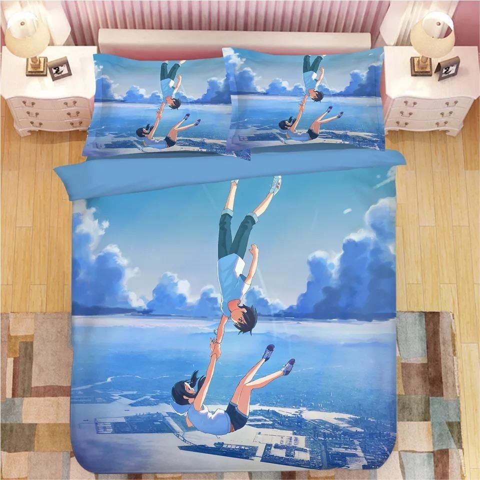 Tenki No Ko Makoto Shinkai Weathering With You Bedding Set