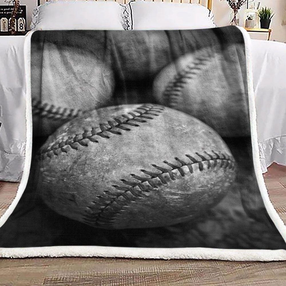 Tennis Ball Sherpa Fleece Blanket