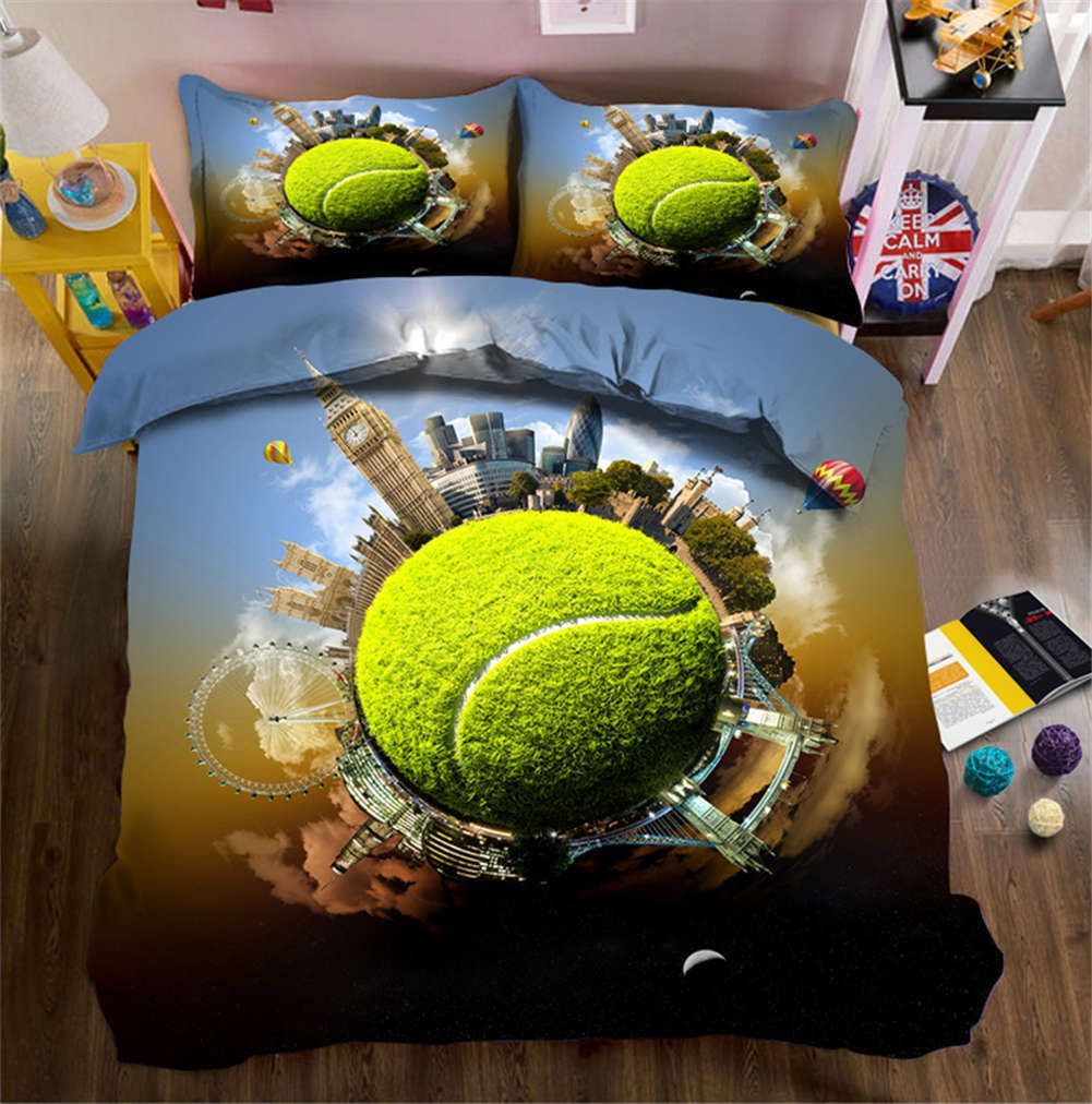 Tennis City Bedding Set