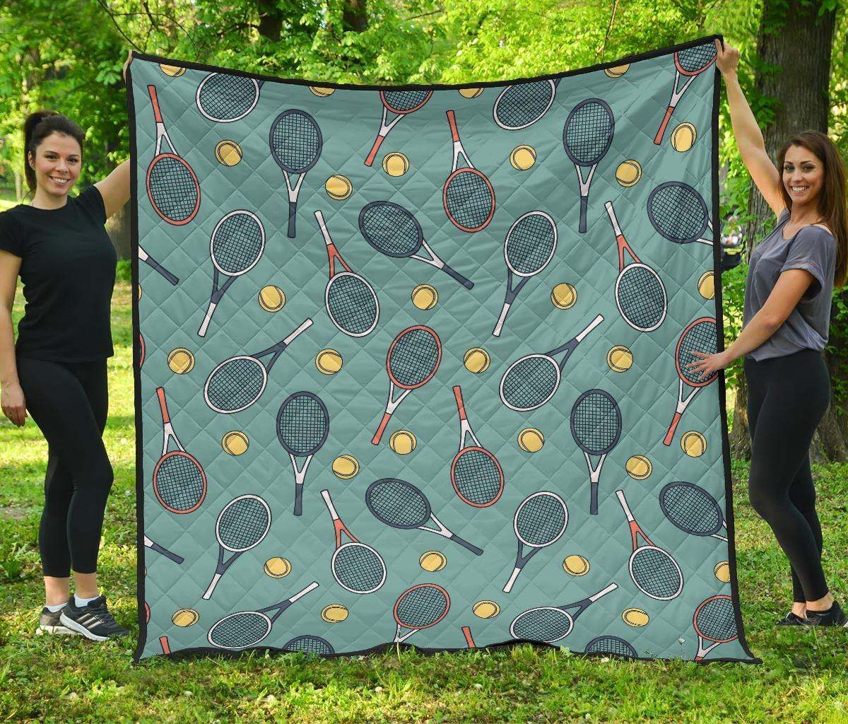 Tennis CL12100662MDQ Quilt Blanket