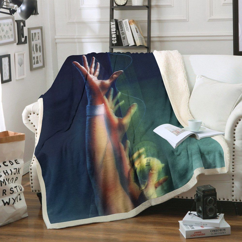 Tennis Sherpa Fleece Blanket