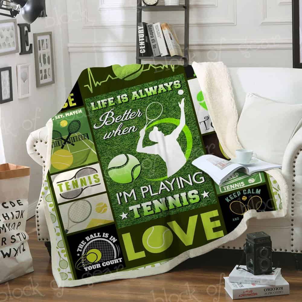 Tennis Fleece Blanket