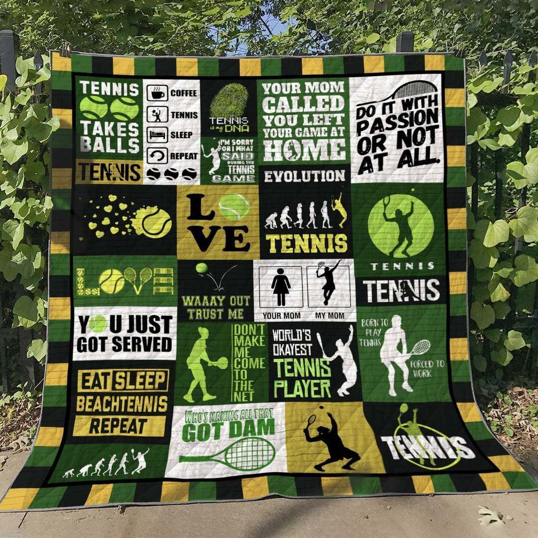 Tennis Girl HM040634 Quilt Blanket