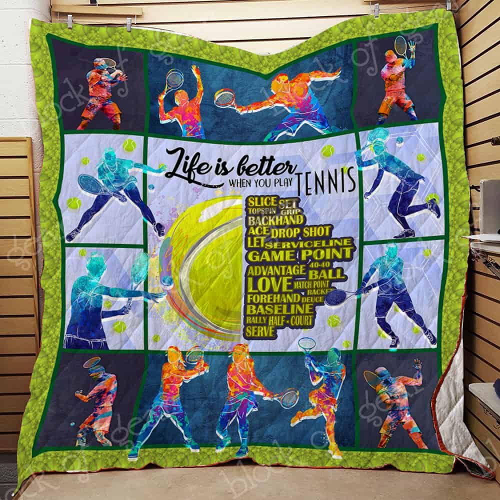 Tennis Lover Quilt Ttl78 Dhc11122183Dd