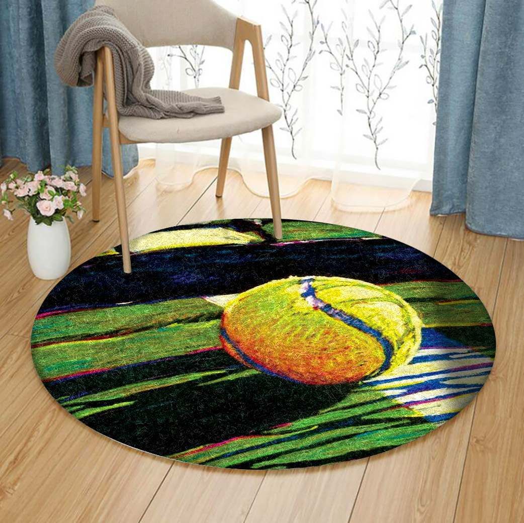 Tennis Round Carpet