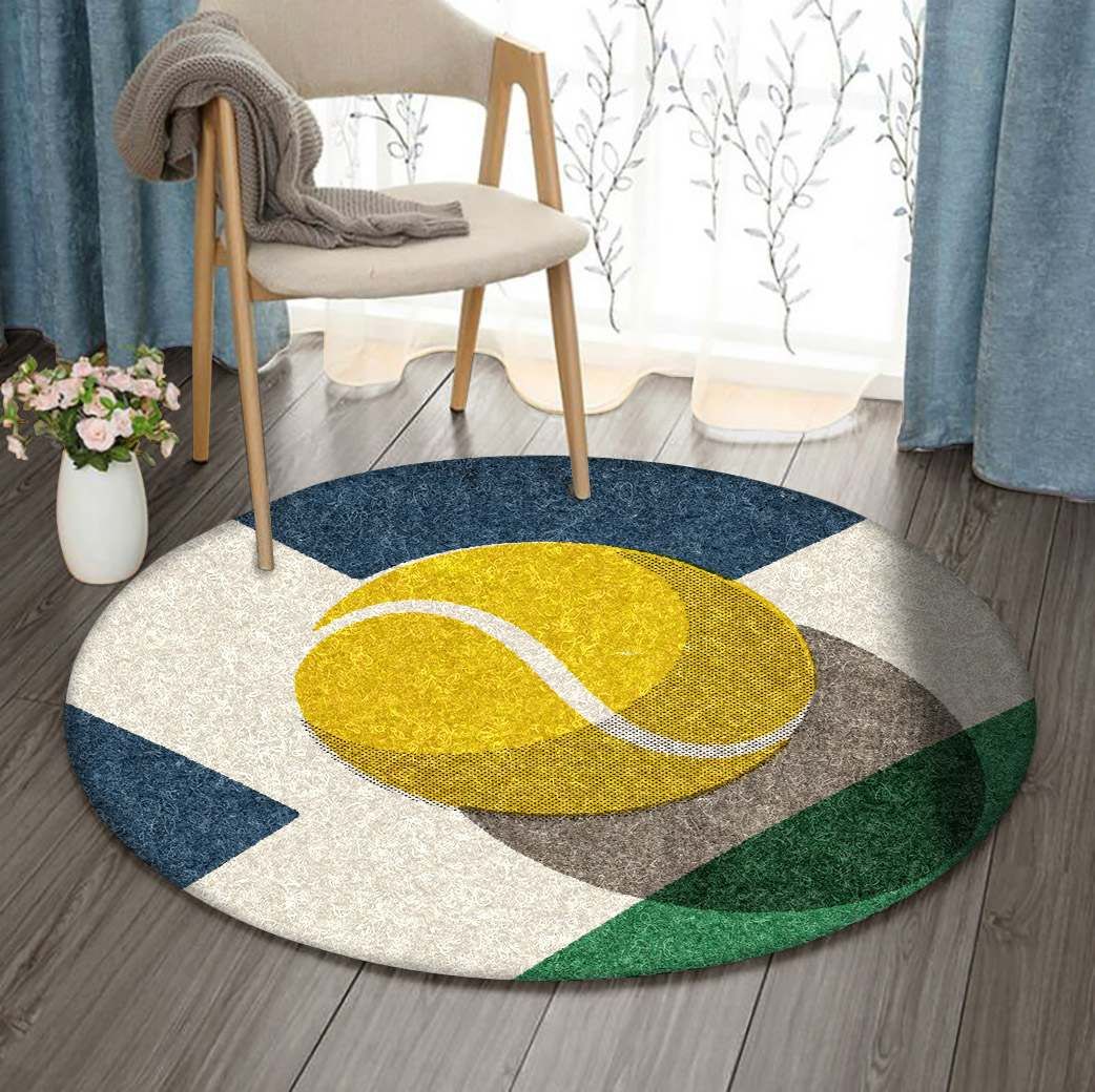 Tennis Round Carpet