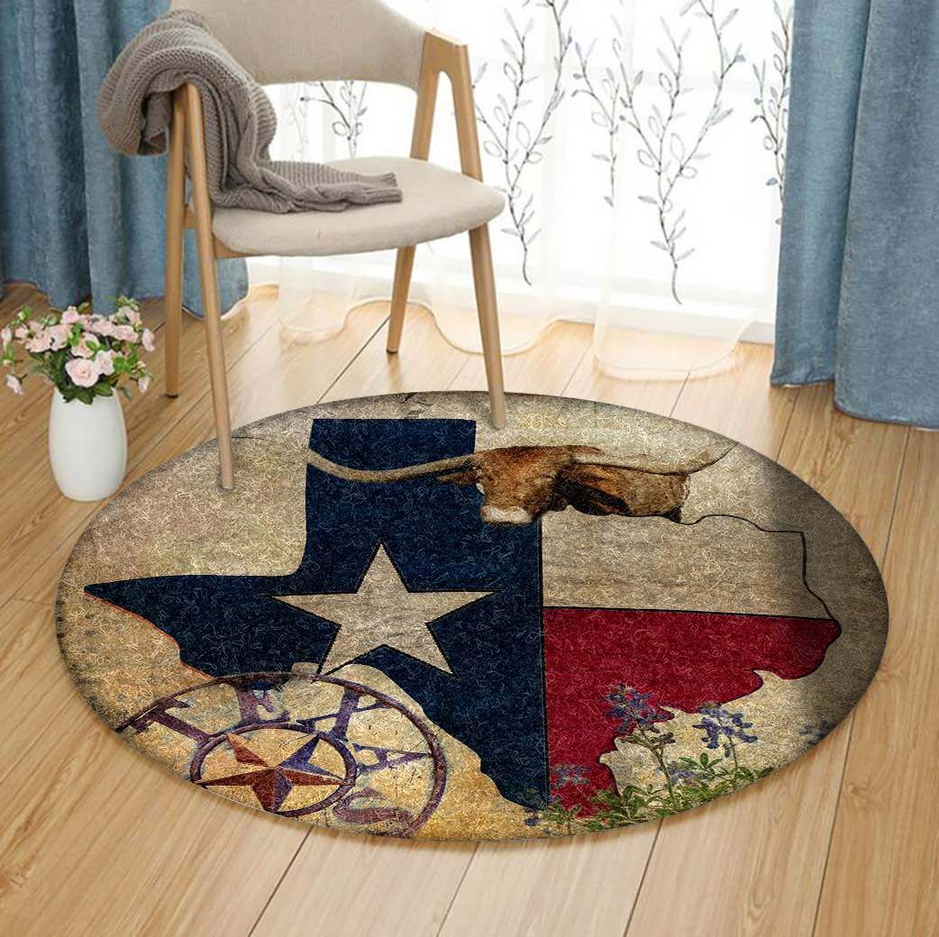 Texas Round Carpet