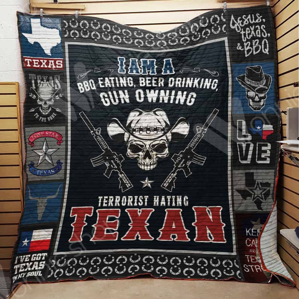 Texas Skull Quilt Blanket DHC01021341TD