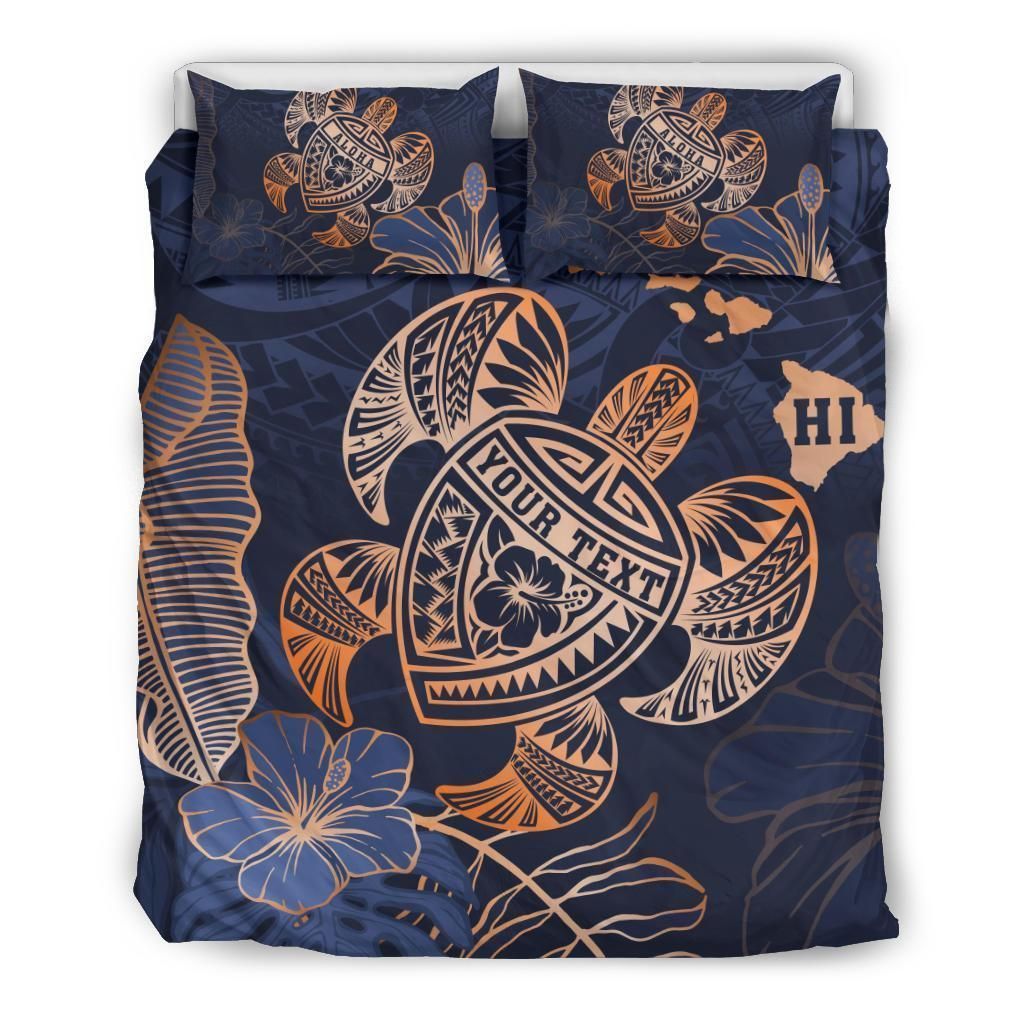Textured Turtle Hi Hibiscus Bedding Set