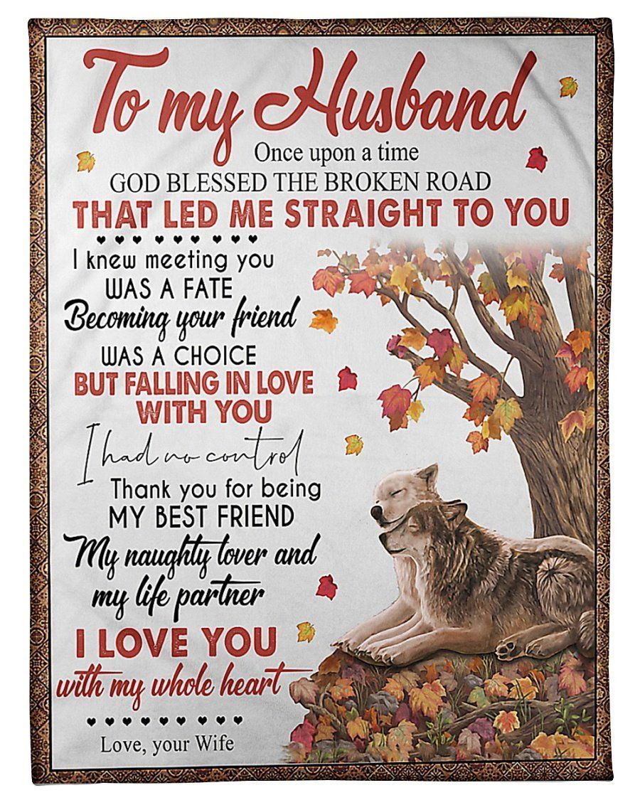 Thank You For Being My Best Friend Great Gift From Wife To Husband Fleece Blanket