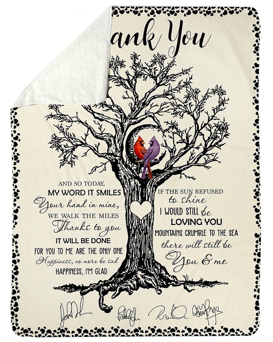 Thank You I Would Still Be Loving You Custom Design Gifts Fleece Blanket