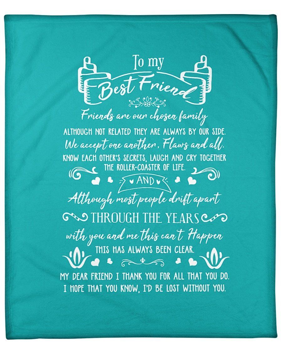 Thanks For All That You Do To Best Friends Fleece Blanket Fleece Blanket