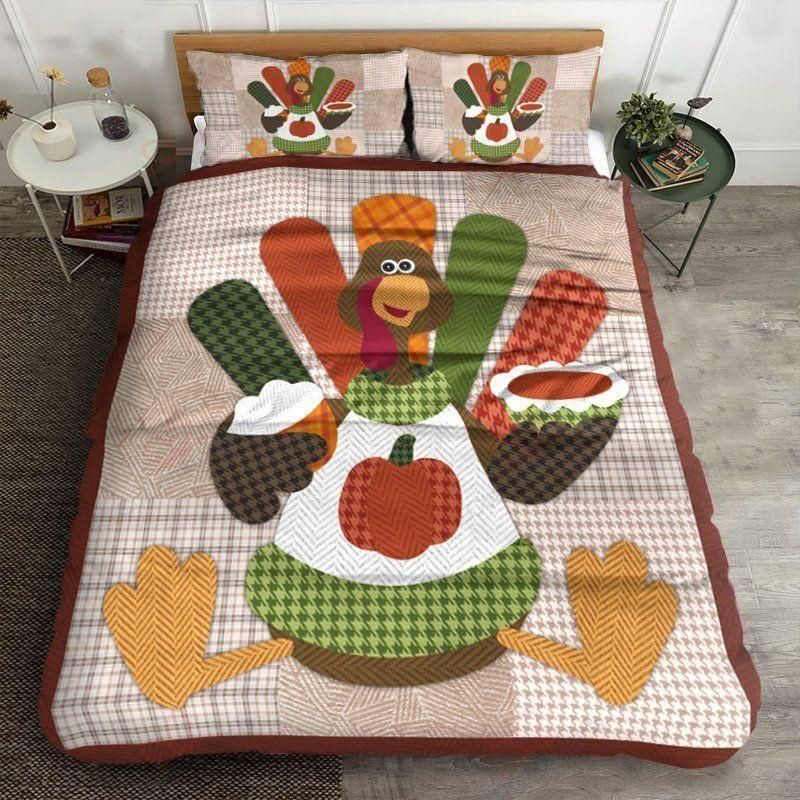 Thanksgiving Day Chicken Bedding Set