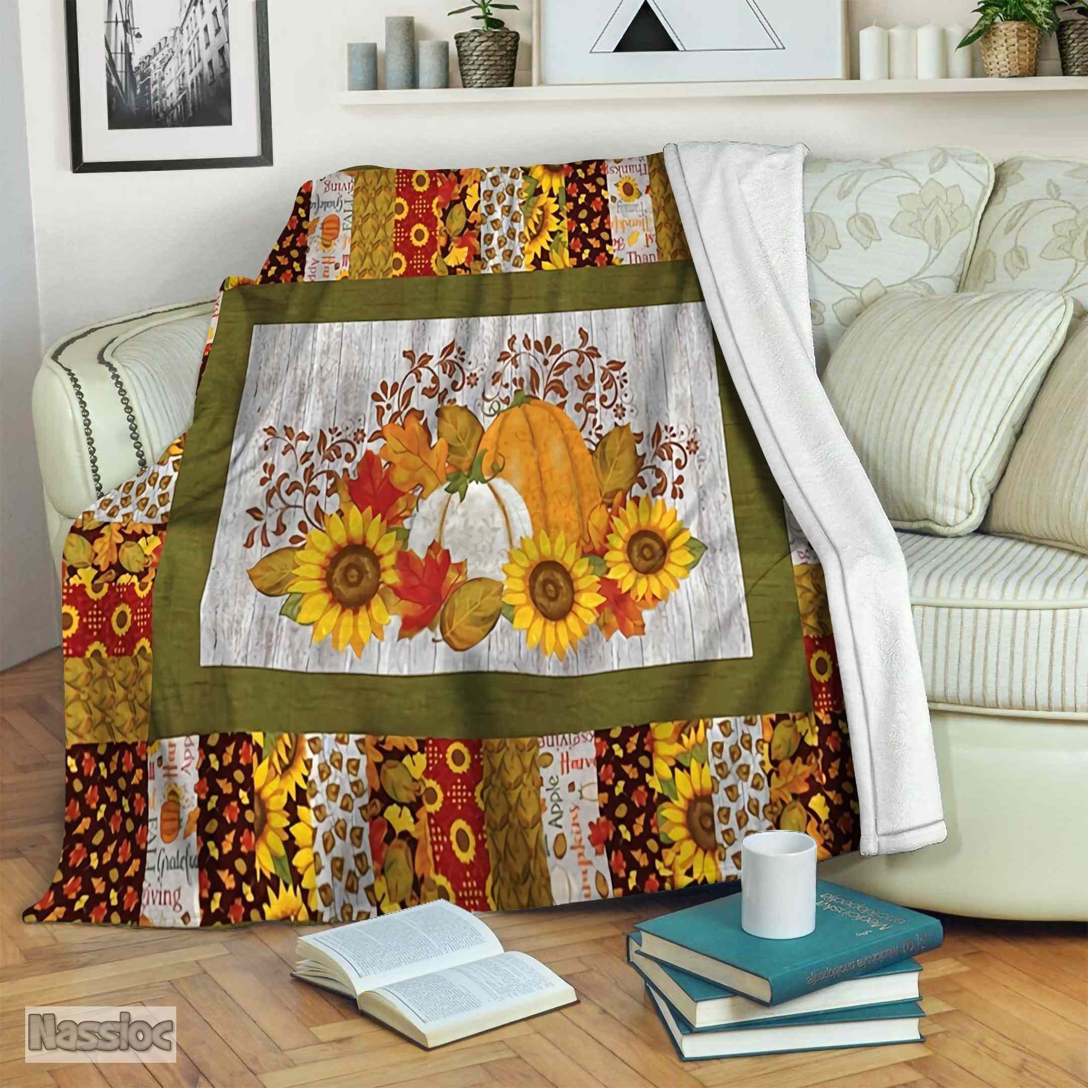 Thanksgiving Fleece Blanket