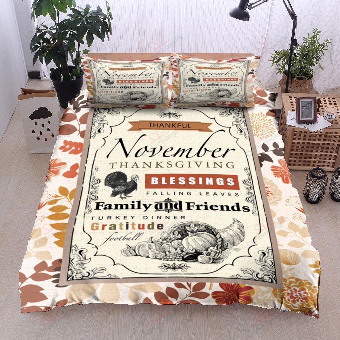 Thanksgiving Bedding Set