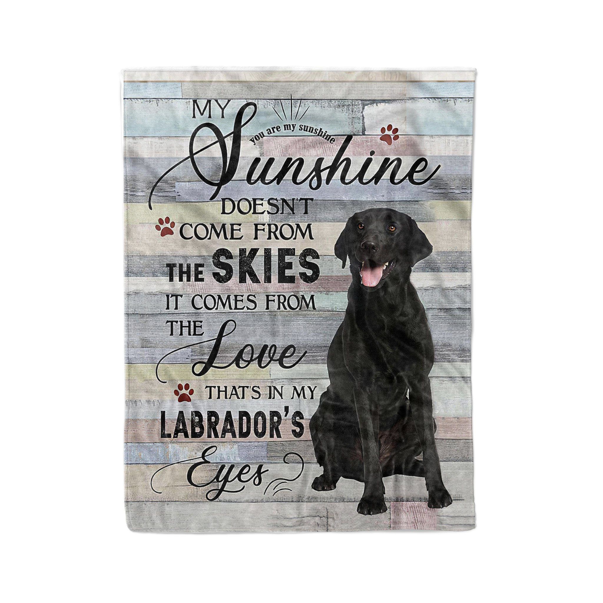 That’s In My Labrador’s Eyes Fleece Blanket