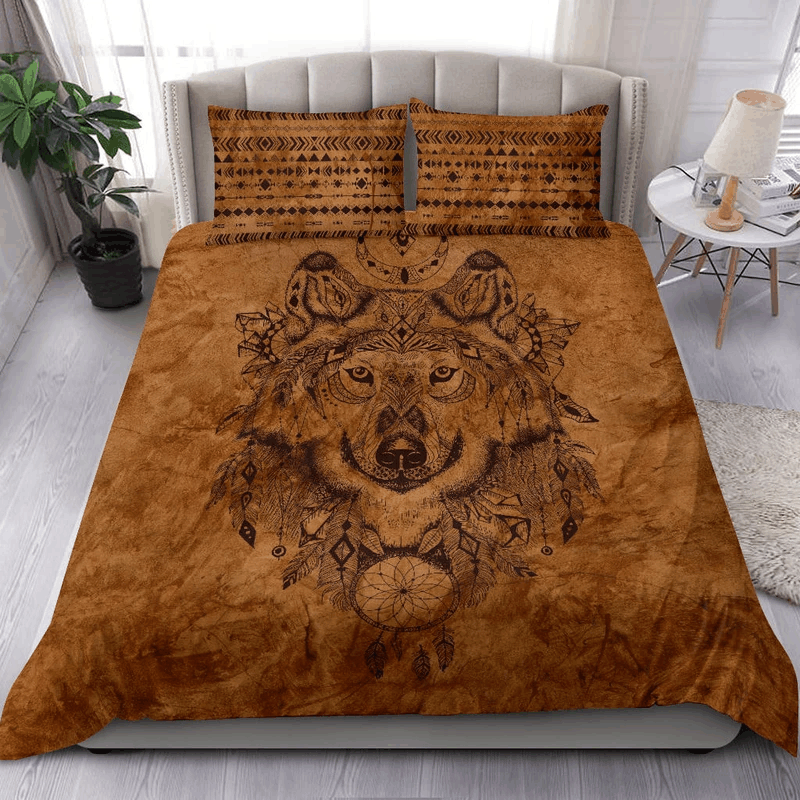 The Boho Wolf Bedding Set