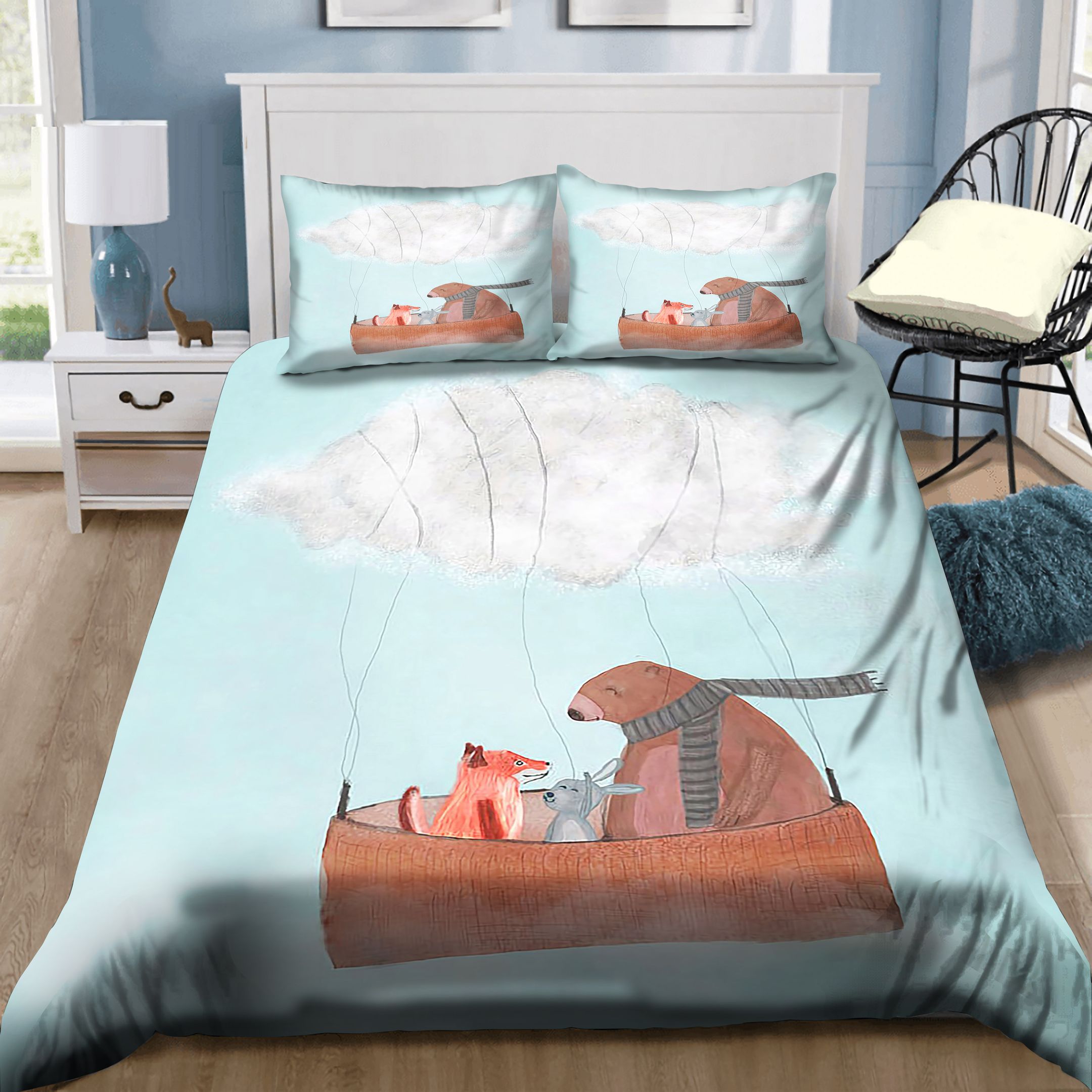The Balloon And Dog Bedding Set
