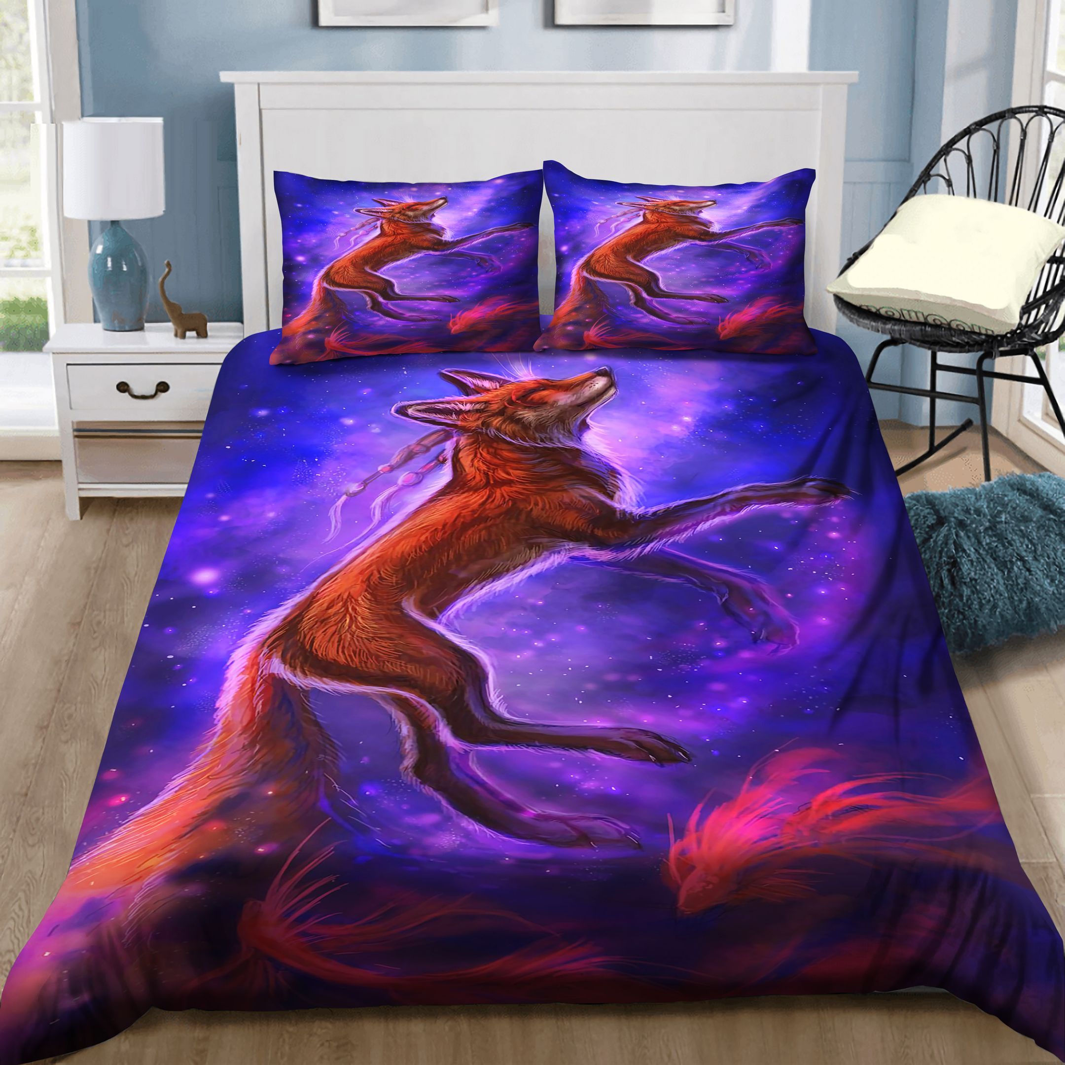 The Dance Of Innocence Fox Bedding Set