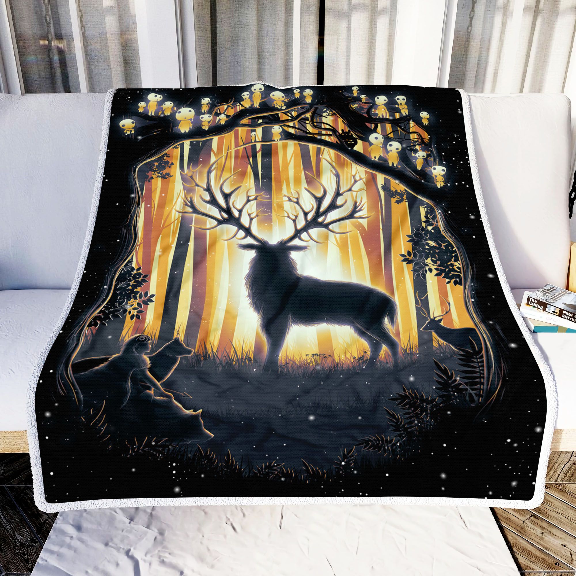 The God Of The Forest Fleece Blanket