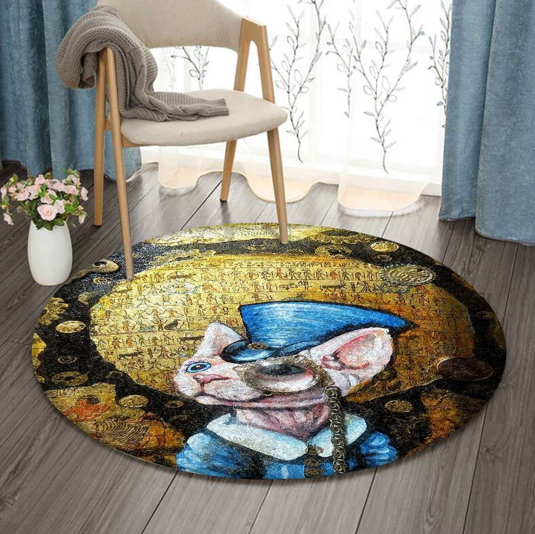 The Great Egyptian Explorer Round Carpet