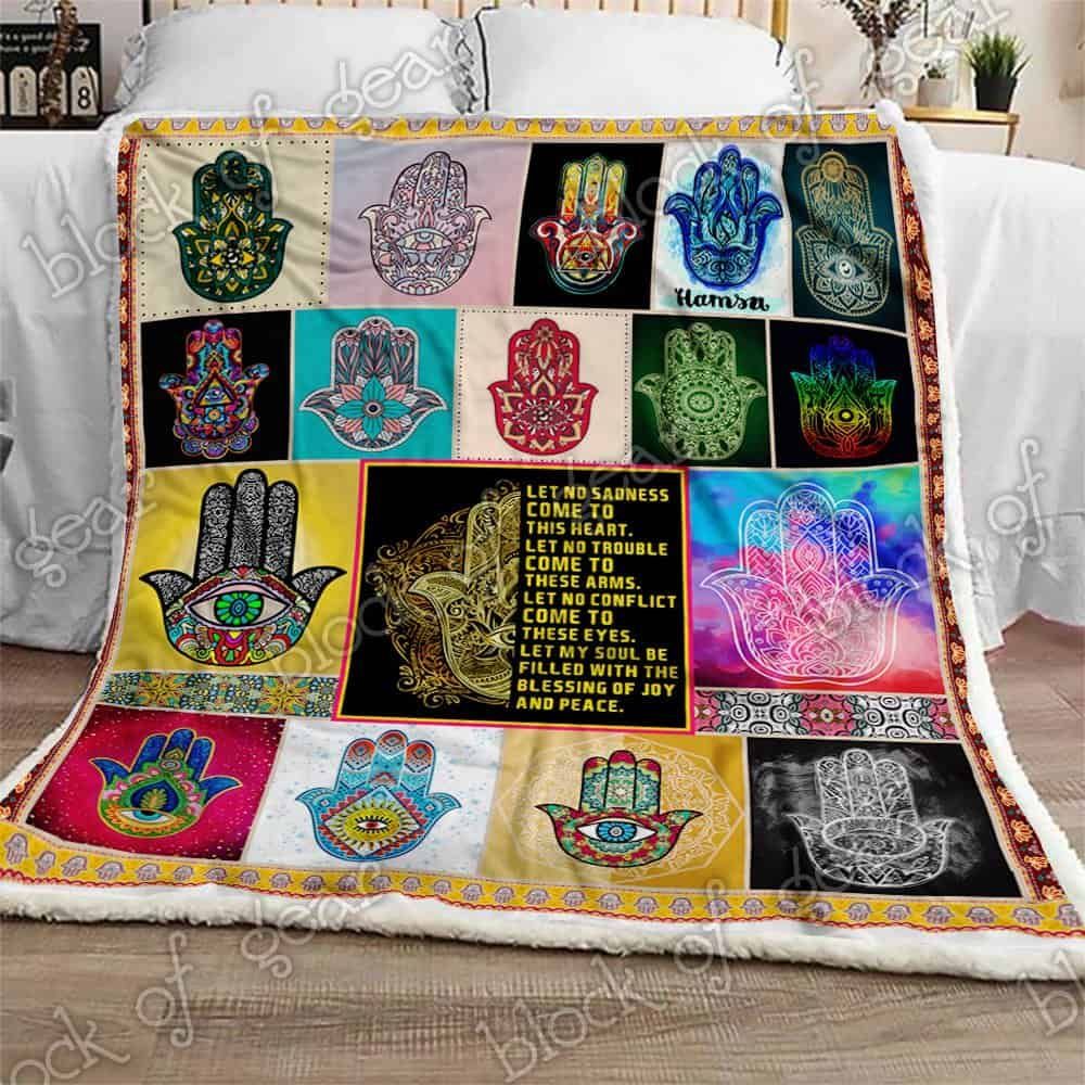 The Hamsa Fleece Blanket