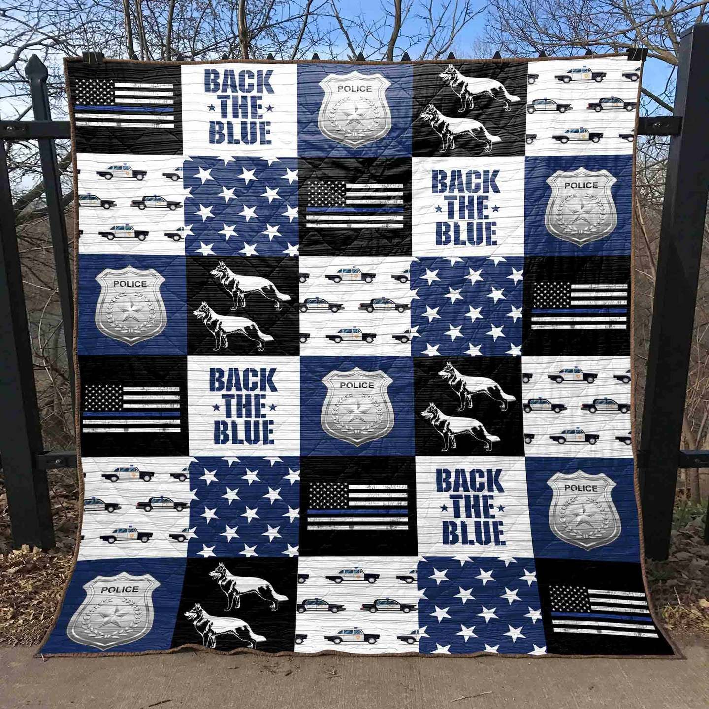 The Heart Behind The Badge Police PKT210673 Quilt Blanket