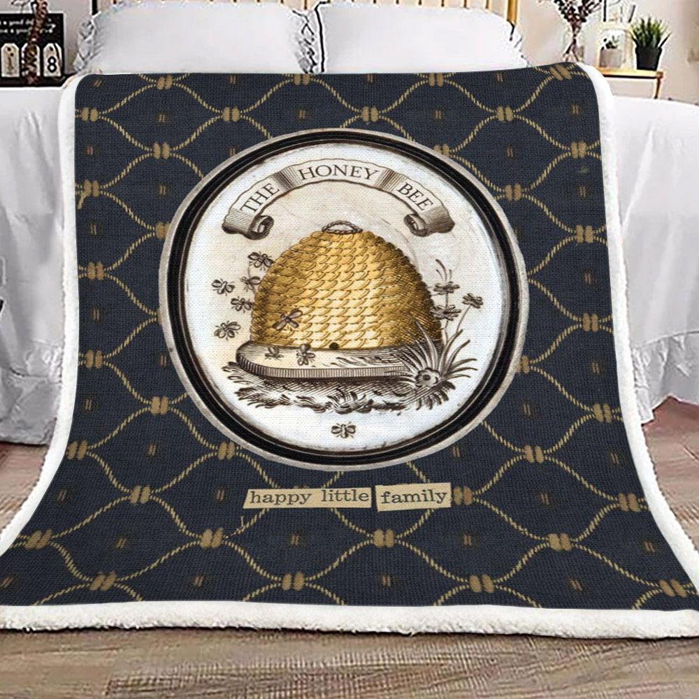 The Honey Bee Sherpa Fleece Blanket