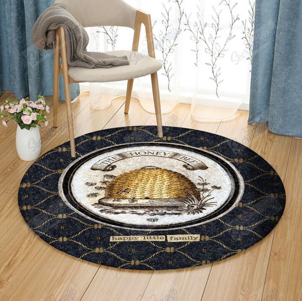 The Honey Bee Round Carpet