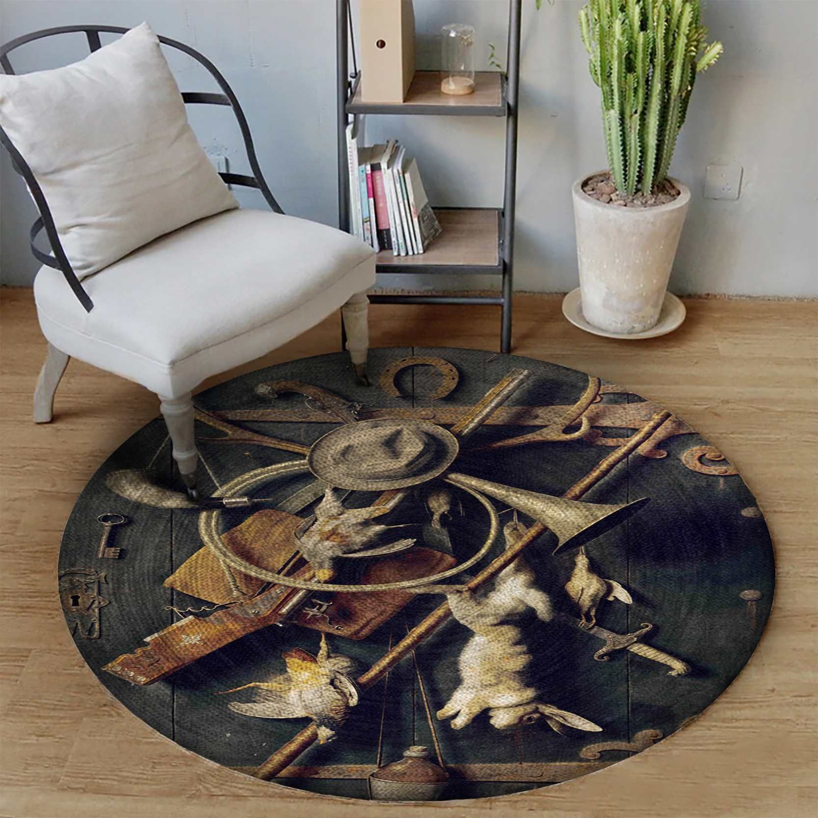 The Hunting Round Carpet