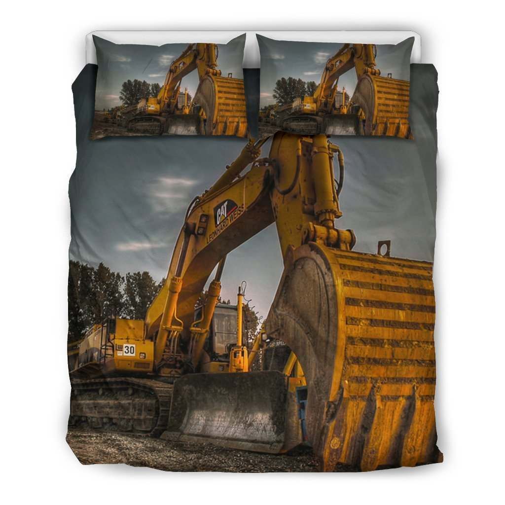The King Of Heavy Equipment Operator Excavator Bedding Set