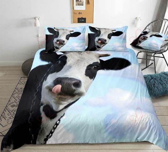 The Milk Cows Printed Bedding Set