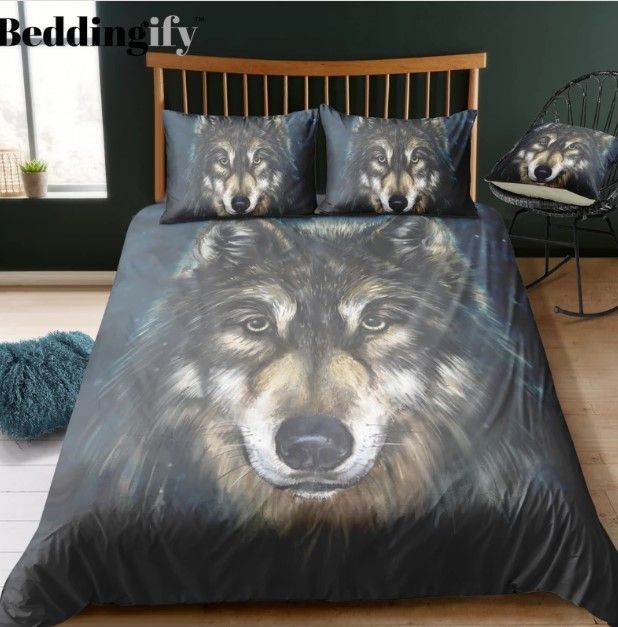 The Old Mystic Wolf Bedding Set