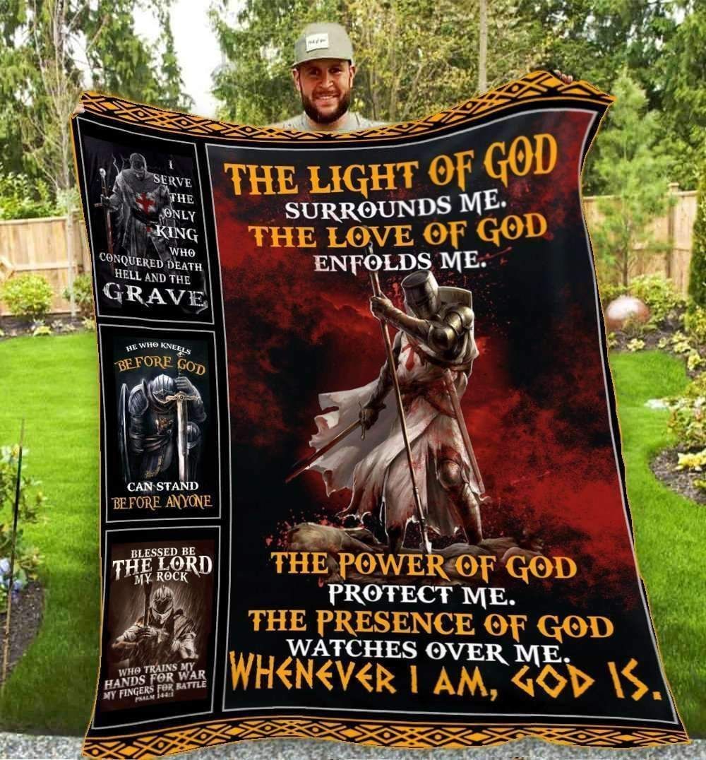 The Power Of God Protect Me Blanket Gift For Christian