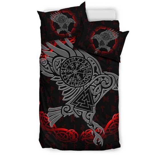 The Raven Of Odin Tattoo Bedding Set