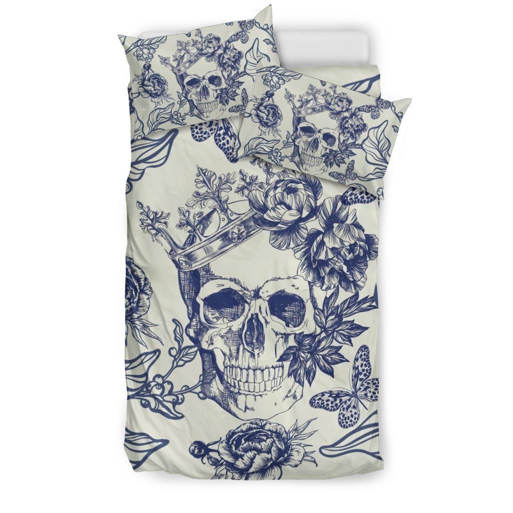 The Skull Kind Autumn Butterfly Bedding Set