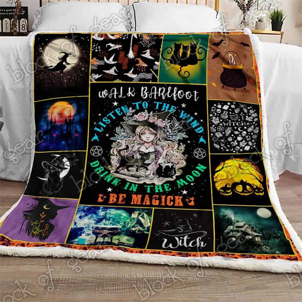 The Soul Of A Witch Fleece Blanket