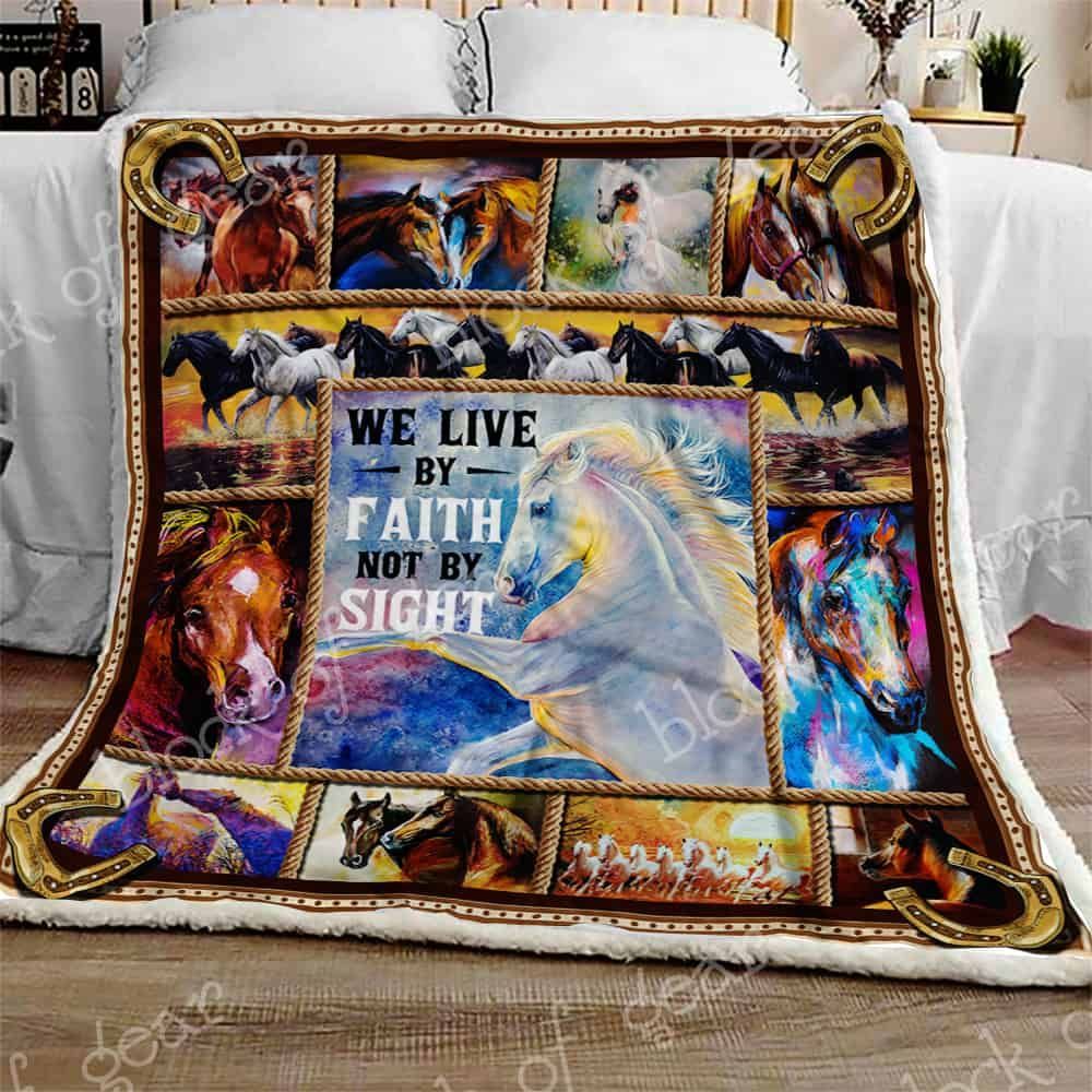 The Soul of The Horses Fleece Blanket